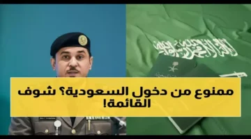 سلطة سعودية تعلن منع دخول أكثر من 10 فئات محددة إلى البلاد